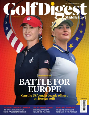 Cover of Golf Digest Middle East
