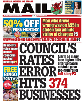 Cover of Bangor Mail