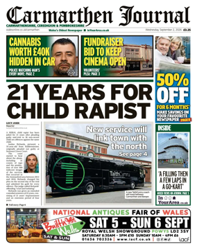 Cover of Carmarthen Journal