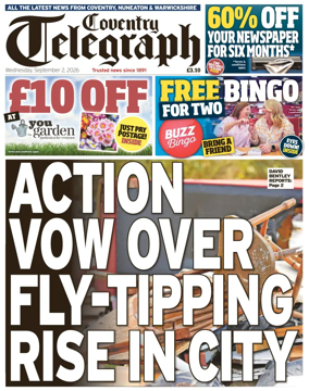 Cover of Coventry Telegraph
