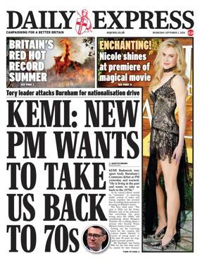 Cover of Daily Express