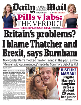 Cover of Daily Mail