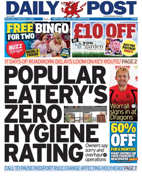Cover of Daily Post (North Wales)