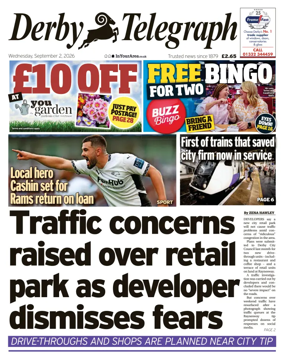 Cover of Derby Telegraph