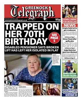 Cover of Greenock Telegraph