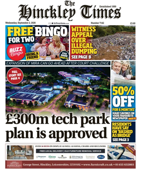 Cover of Hinckley Times