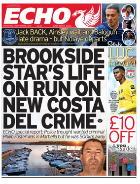 Cover of Liverpool Echo