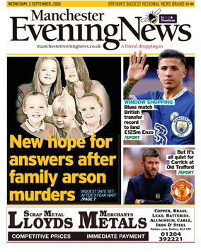 Cover of Manchester Evening News