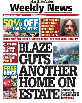 Cover of North Wales Weekly News