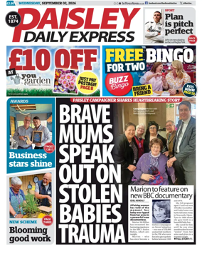 Cover of Paisley Daily Express