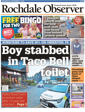 Cover of Rochdale Observer