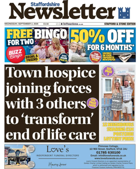 Cover of Staffordshire Newsletter