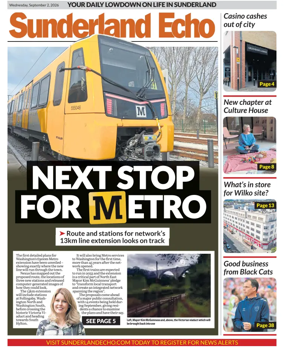 Cover of Sunderland Echo