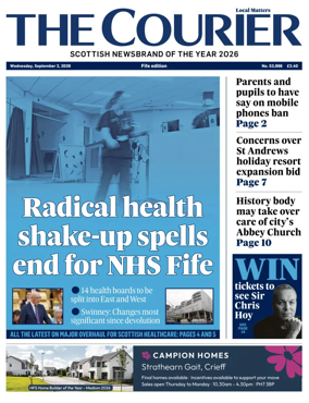 Cover of The Courier & Advertiser (Fife Edition)