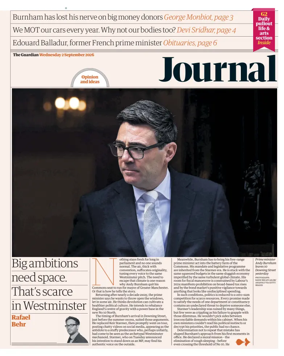 Cover of The Guardian e-paper Journal