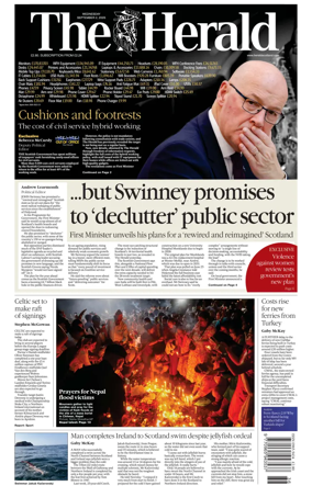 Cover of The Herald (Scotland)