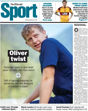 Cover of Herald Sport