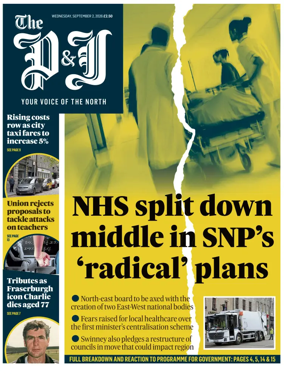 Cover of The Press and Journal (Aberdeen and Aberdeenshire)
