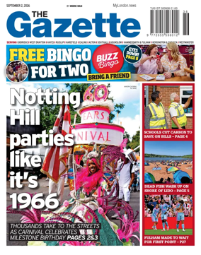 Cover of Uxbridge Gazette