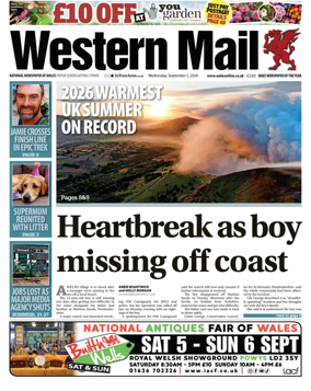 Cover of Western Mail