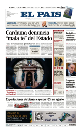 Cover of El Pais (Uruguay)