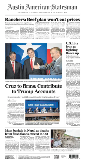 Cover of Austin American-Statesman