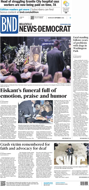 Cover of Belleville News-Democrat