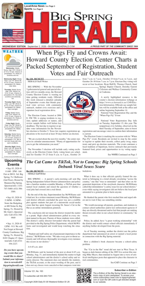 Cover of Big Spring Herald