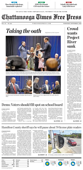 Cover of Chattanooga Times Free Press