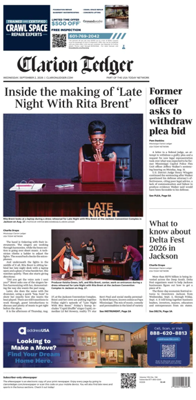 Cover of Clarion Ledger