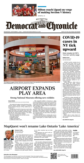 Cover of Democrat and Chronicle