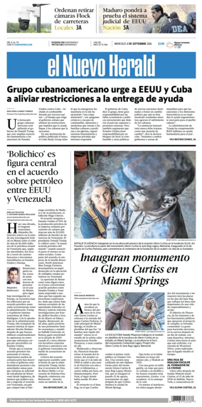 Cover of El Nuevo Herald