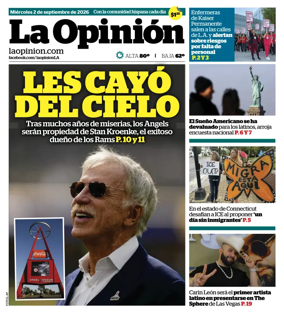 Cover of La Opinion