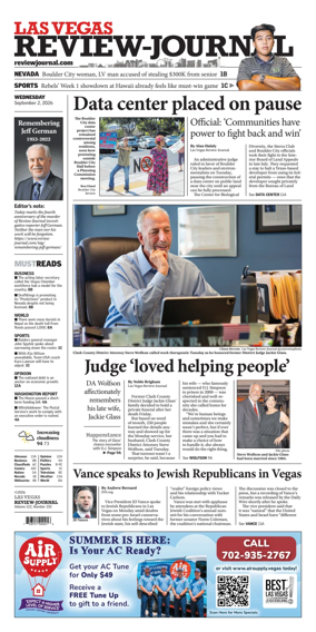 Cover of Las Vegas Review-Journal