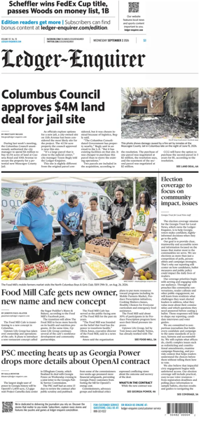 Cover of Ledger-Enquirer