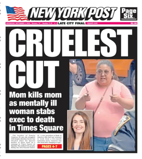 Cover of New York Post
