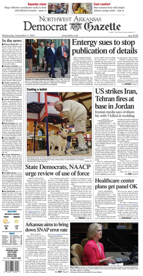 Cover of Northwest Arkansas Democrat-Gazette