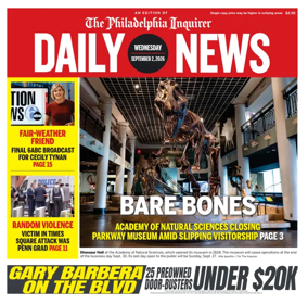 Cover of Philadelphia Daily News