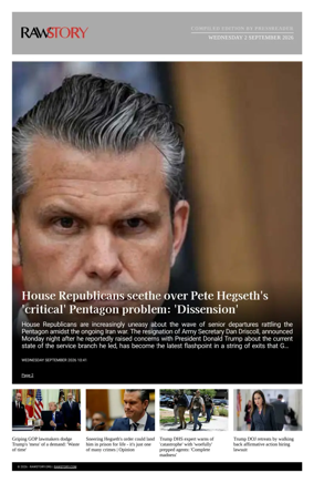 Cover of Raw Story