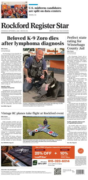 Cover of Rockford Register Star