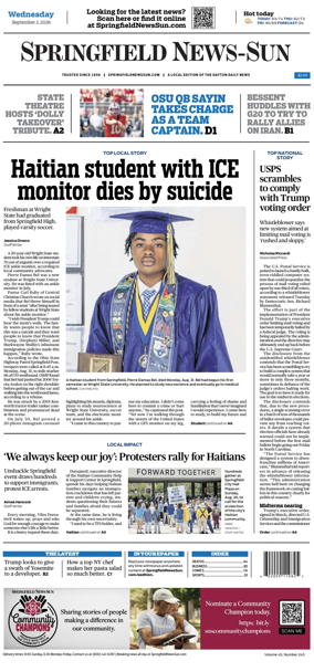 Cover of Springfield News-Sun