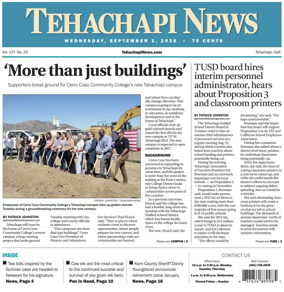 Cover of Tehachapi News