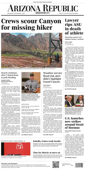 Cover of The Arizona Republic