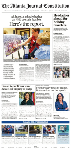 Cover of The Atlanta Journal-Constitution