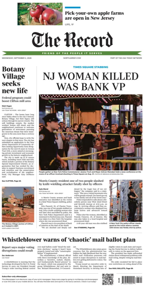 Cover of The Bergen Record