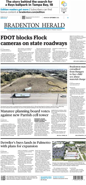 Cover of The Bradenton Herald