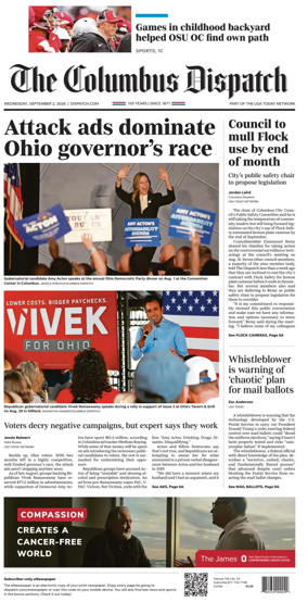Cover of The Columbus Dispatch