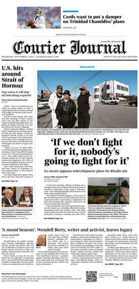 Cover of The Courier-Journal (Louisville)