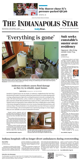 Cover of The Indianapolis Star