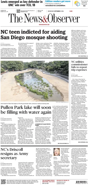 Cover of The News & Observer